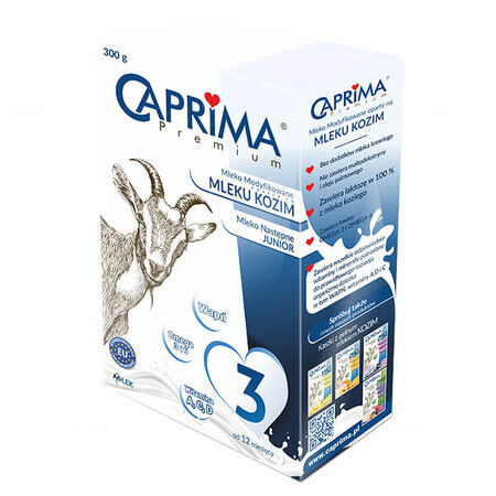 Caprima Premium 3 Junior, latte modificato a base di latte di capra, da 12 mesi, 300 g