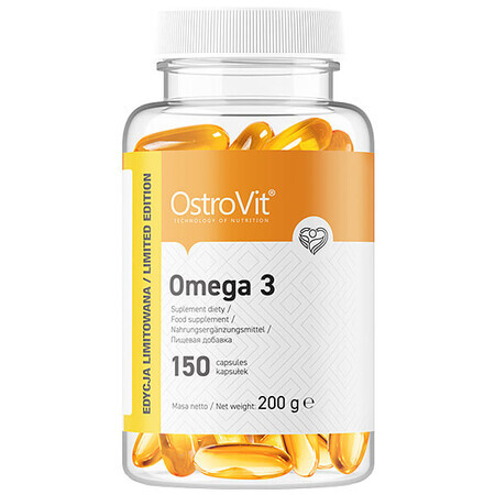 OstroVit Omega 3, edizione limitata, 150 capsule