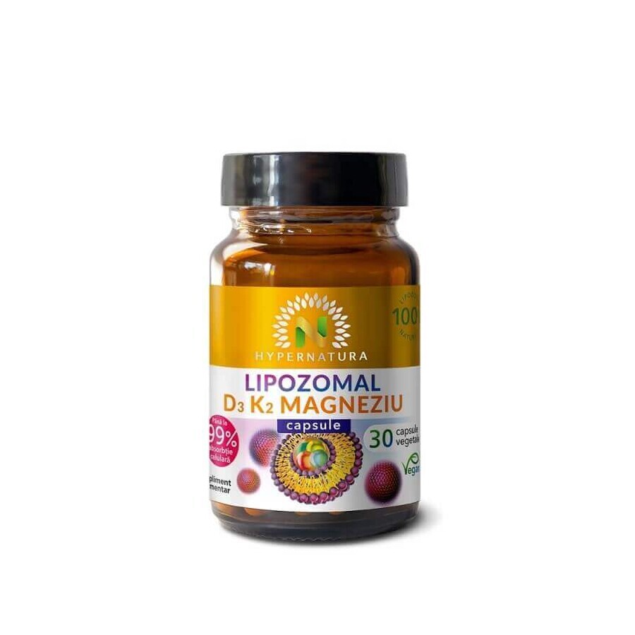 Vitamina D3 liposomiale + Magnesio K2, 30 capsule, Hypernatura