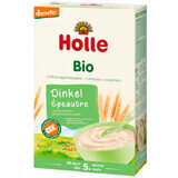 Holle porridge di farro Bio, integrale, senza latticini, dopo 5 mesi, 250 g