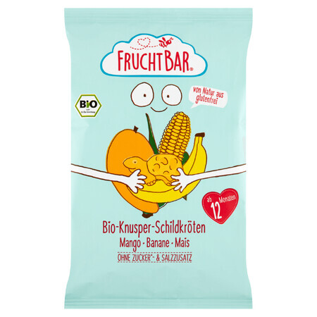 Fruchtbar Corn Crisps, banane cu mangan BIO, după 12 luni, 30 g