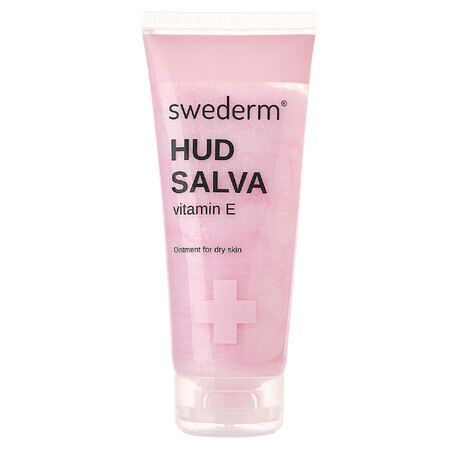 Swederm Hudsalva, Unguento lubrificante ricco di vitamina E, pelle secca, 100 ml