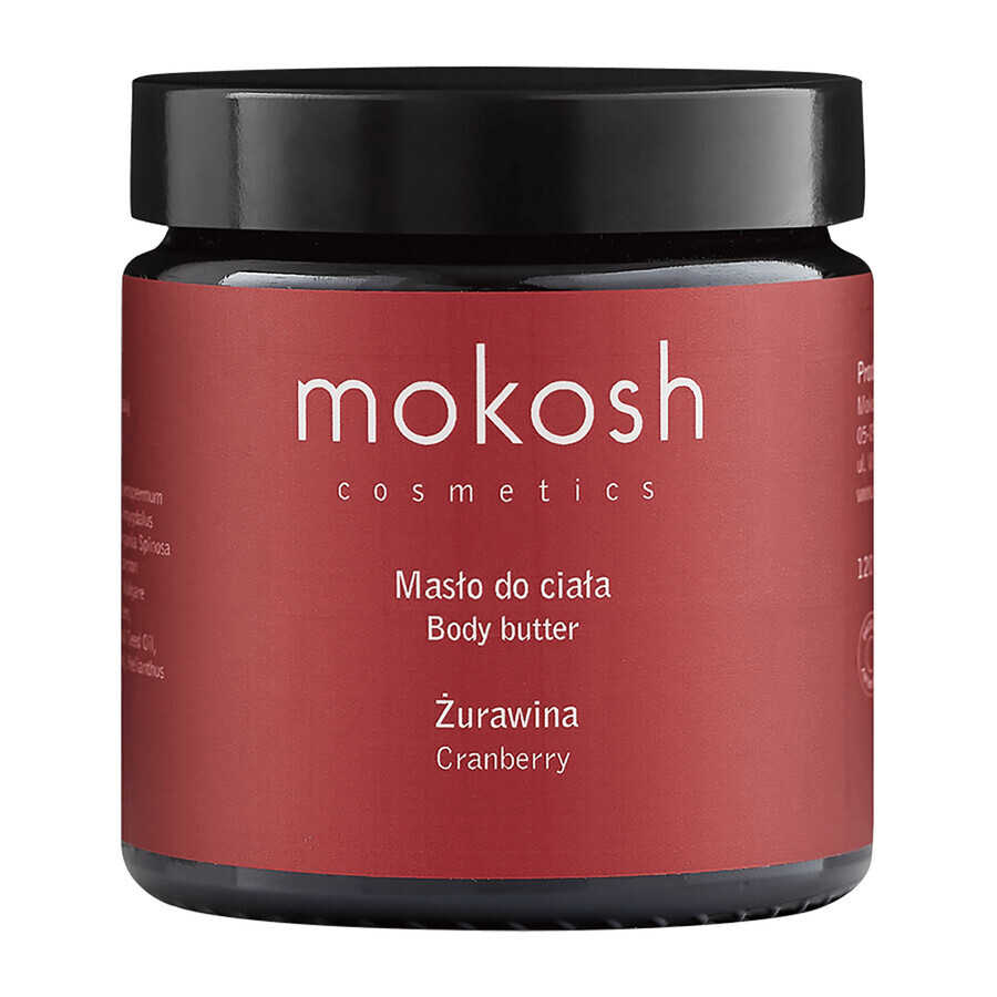 Mokosh, manteca corporal, arándano, 120 ml