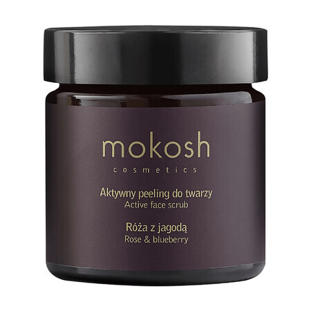 Mokosh, gezichtsscrub, rozenbes, 60 ml