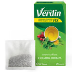 Verdin Fix with green tea, 20 sachets