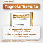 Magnefar B6 Forte 100 mg + 10.10 mg, 60 comprimate filmate