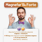 Magnefar B6 Forte 100 mg + 10.10 mg, 60 comprimate filmate