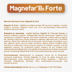 Magnefar B6 Forte 100 mg + 10.10 mg, 60 comprimate filmate