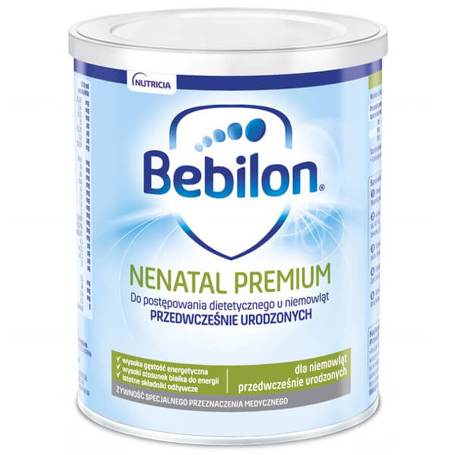 Bebilon Nenatal Premium, pour les bébés de faible poids de naissance nés prématurément, 400 g