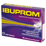 Ibuprom 200 mg, 10 compresse rivestite con film