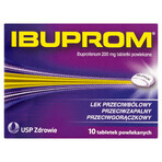 Ibuprom 200 mg, 10 compresse rivestite con film