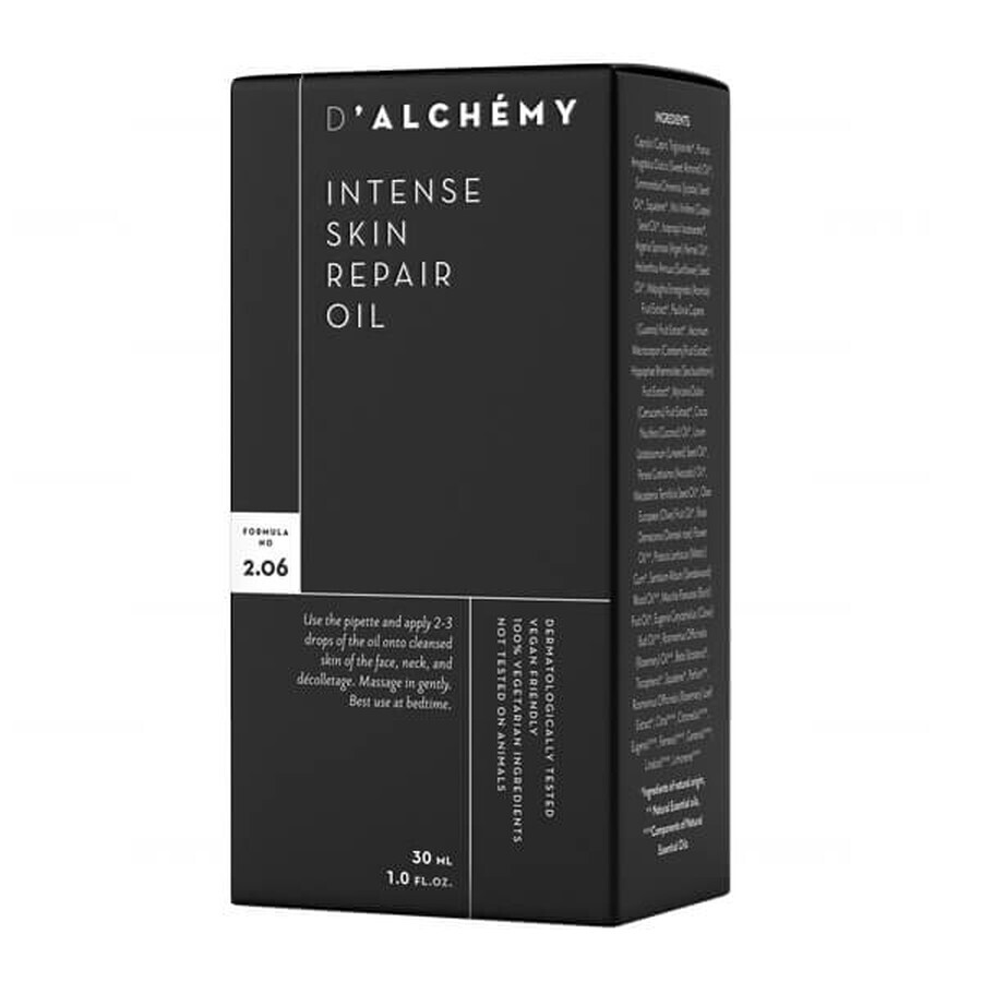 D'Alchemy, olio viso rigenerante intensivo, 30 ml