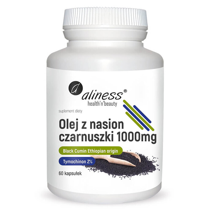 Aliness Olio di semi di nigella 1000 mg, 60 capsule