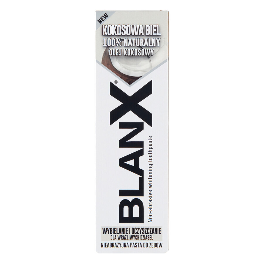 BlanX White Coconut, whitening tandpasta, 75 ml