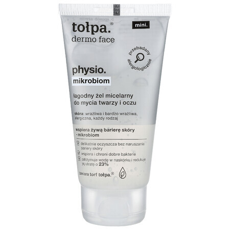 Tolpa Dermo Face, Physio Microbiome, gel micellare per viso e occhi, 75 ml