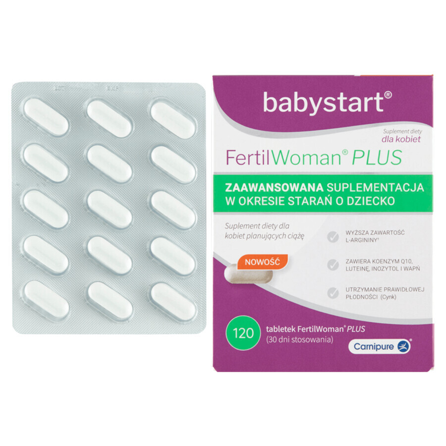 Babystart FertilWoman Plus, 120 compresse