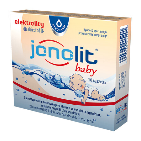 Ionolite baby, electrolytes for children from birth, 10 sachets