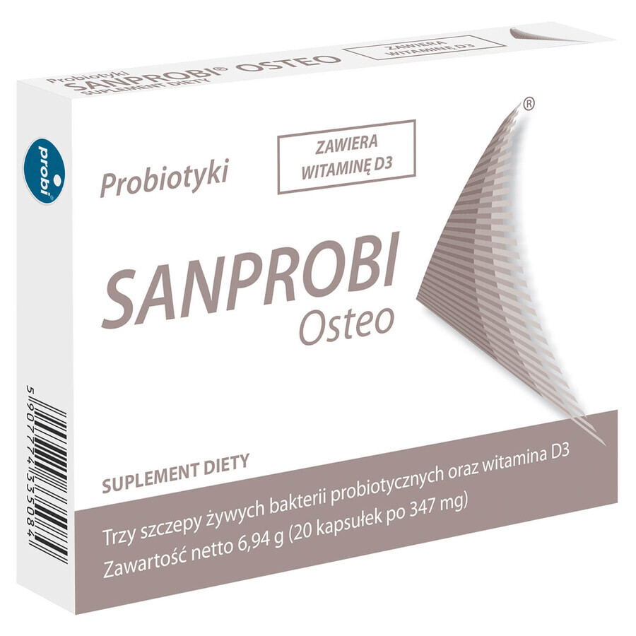 SanProbi Osteo, 20 capsule