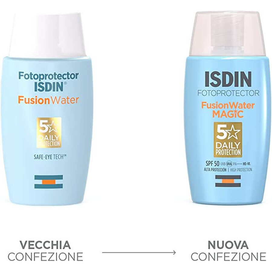 Fotoprotector Fusion Water MAGIC SPF 50, 50 ml, Isdin