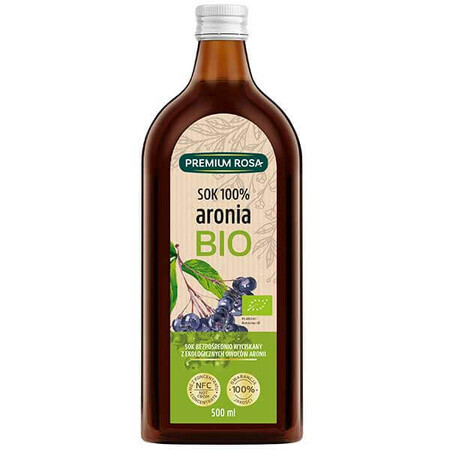 Premium Rosa Aronia, succo di frutta 100% biologico, 500 ml