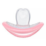 Curaprox Baby, succhietto in silicone, rosa, taglia 0, dalla nascita, 1 pezzo