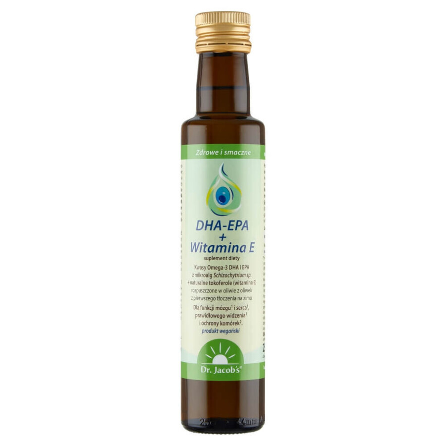 Dr. Jacob's DHA-EPA + Vitamin E, 250 ml