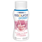 Resource Protein, integratore alimentare, gusto fragola, 4 x 200 ml