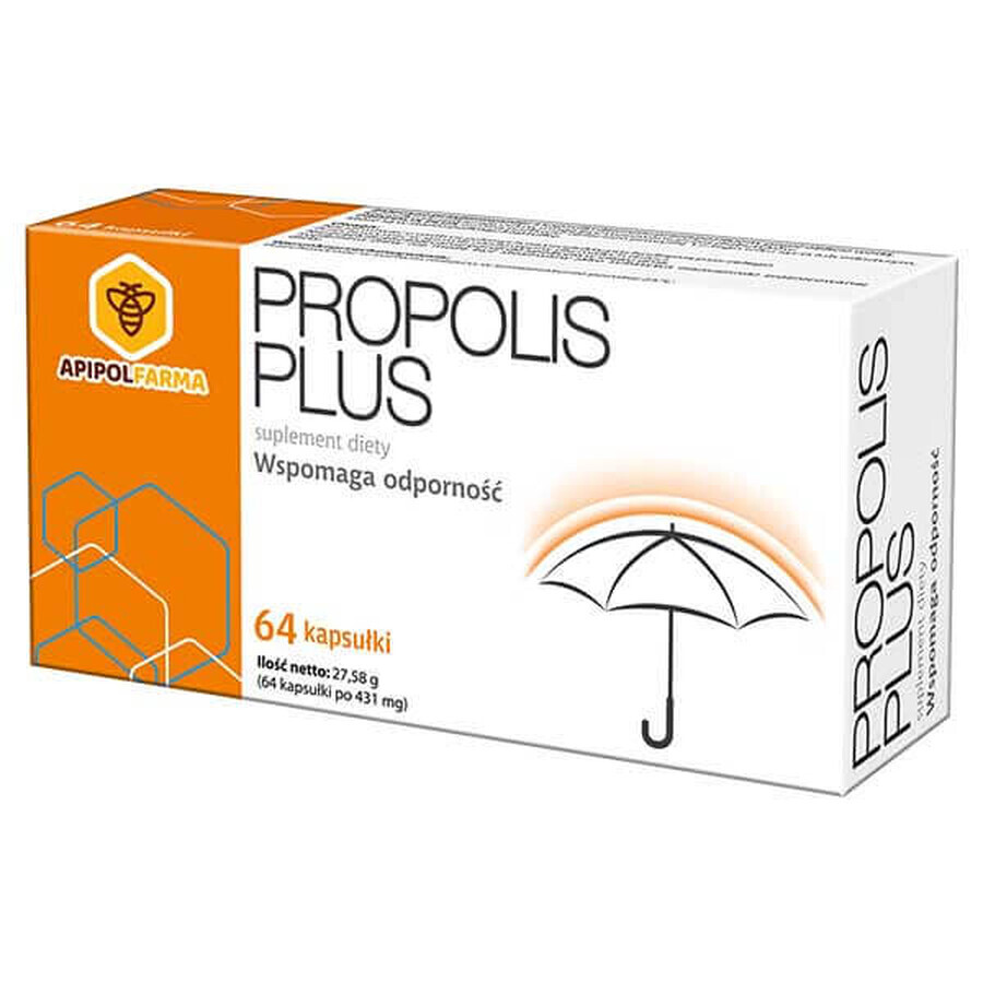 Propoli Plus, 64 capsule