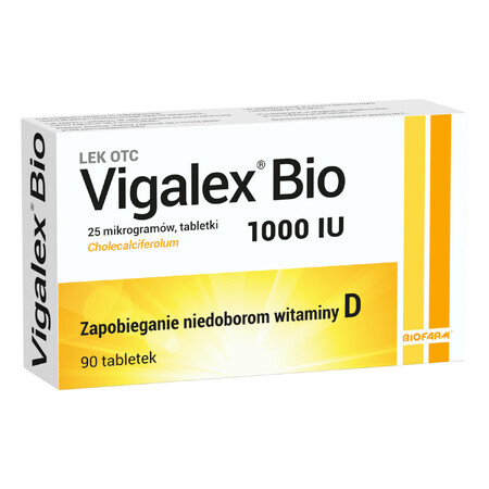 Vigalex Bio 1000 UI, 90 compresse