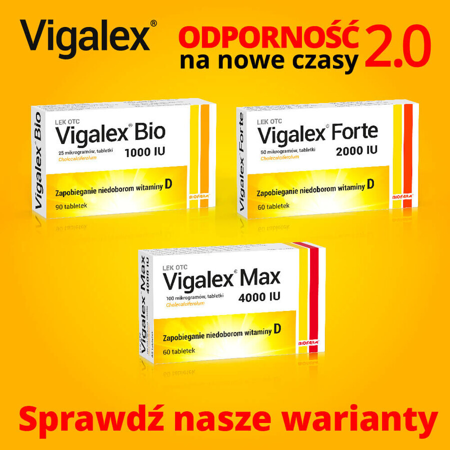 Vigalex Forte 2000 UI, 60 compresse