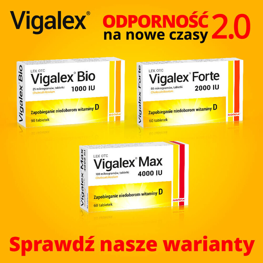 Vigalex Max 4000 UI, 60 compresse