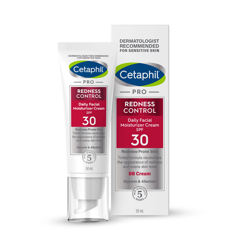 Cetaphil Pro Redness Control BB Moisturizing Day Cream Sensitive Skin SPF 30 50ml