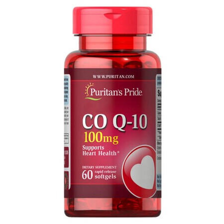 Puritans Pride, Coenzima Q10 100 mg, 60 capsule