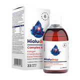 Aura Herbals, Hialudrop Complex, colágeno, condrolitina, ácido hialurónico, 500 ml