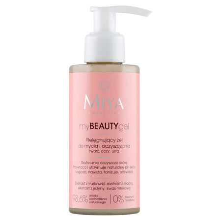 Miya myBEAUTYgel, gel detergente e lavante per il viso, 140 ml