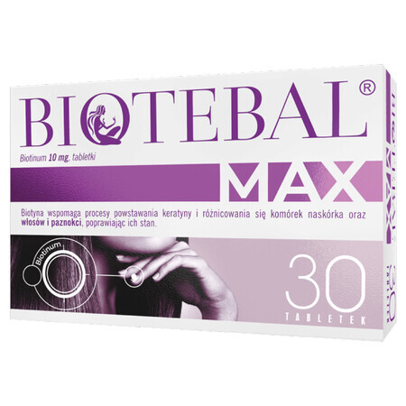 Biotebal Max 10 mg, 30 compresse