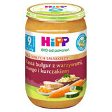 HiPP Bio-Gericht, Bulgurgrütze mit Gemüse, Mango und Huhn, nach 9 Monaten, 220 g 