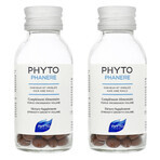 Set Phyto Phytophanere, capsule rinforzanti per capelli e unghie, 2 x 120 capsule