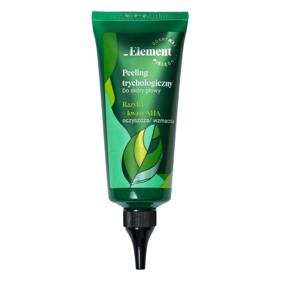 Element, trichological scalp scrub, basil + AHA acids, 100 ml