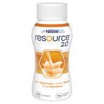 Resource 2.0, integratore alimentare, gusto albicocca, 4 x 200 ml