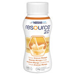 Resource 2.0, preparato nutrizionale, gusto ananas-mango, 4 x 200 ml