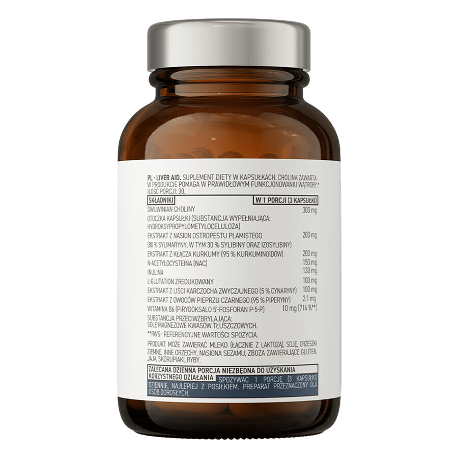 OstroVit Pharma Liver Aid, 90 gélules