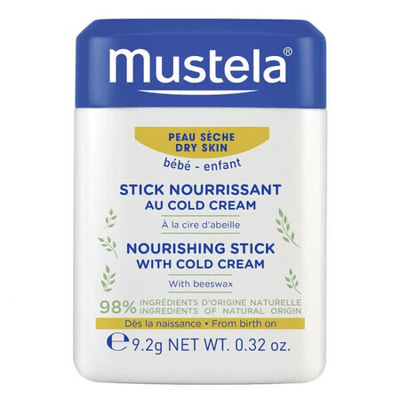 Mustela Bebe Enfant, stick protettivo con crema fredda, dalla nascita, 9,2 g