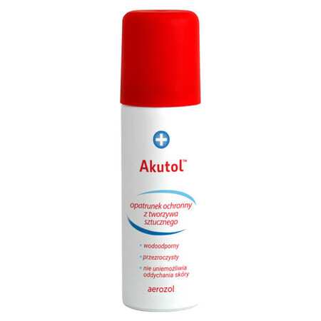 Akutol, medicazione spray protettiva elastica, 60 ml