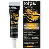 Tolpa Holistic Pro Age, crema contorno occhi per ridurre occhiaie e borse, adattogena + vitamina C, 10 ml