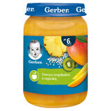 Gerber dessert, frutta tropicale con tapioca, dopo 6 mesi, 190 g