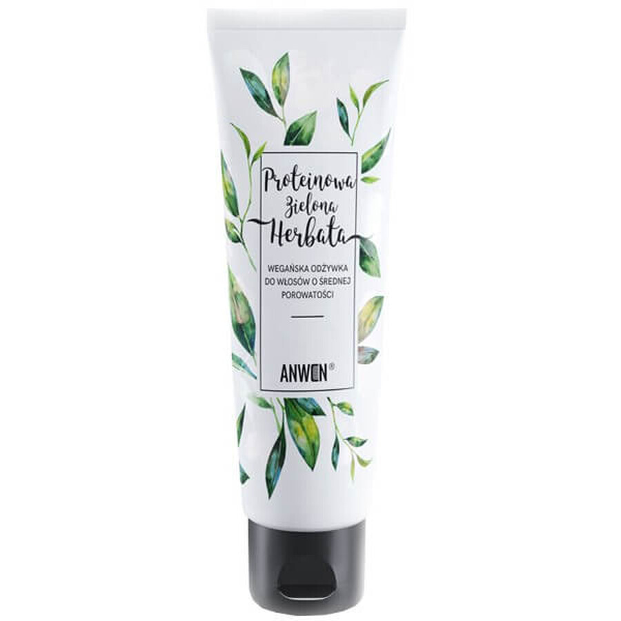 Kit Anwen, balsamo vegano per capelli di media porosità, 3 x 100 ml