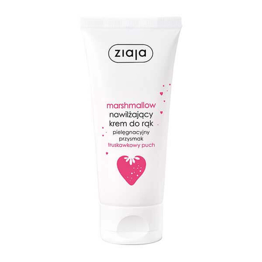 Set Ziaja Marshmallow, scrub allo zucchero, 300 ml + gelatina detergente per il bagno, 260 ml + crema per le mani, 50 ml + schiuma detergente per il corpo e le mani, 250 ml