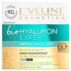 Eveline Cosmetics Bio Hyaluron Expert 60+, Crema concentrada multinutritiva, 50 ml