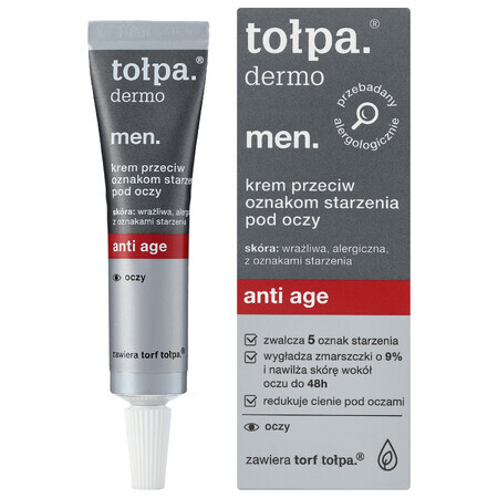 Tolpa Dermo Men Anti Age, anti-aging eye cream, 10 ml